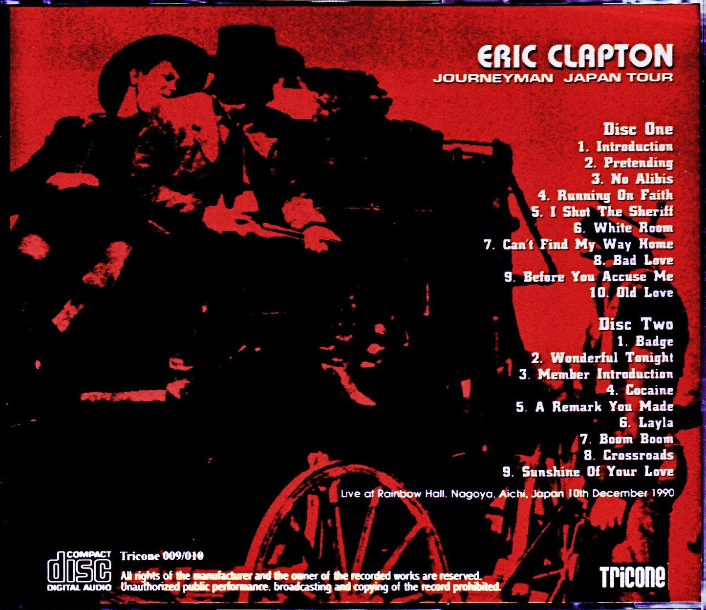 Eric Clapton/Aichi,Japan 1990