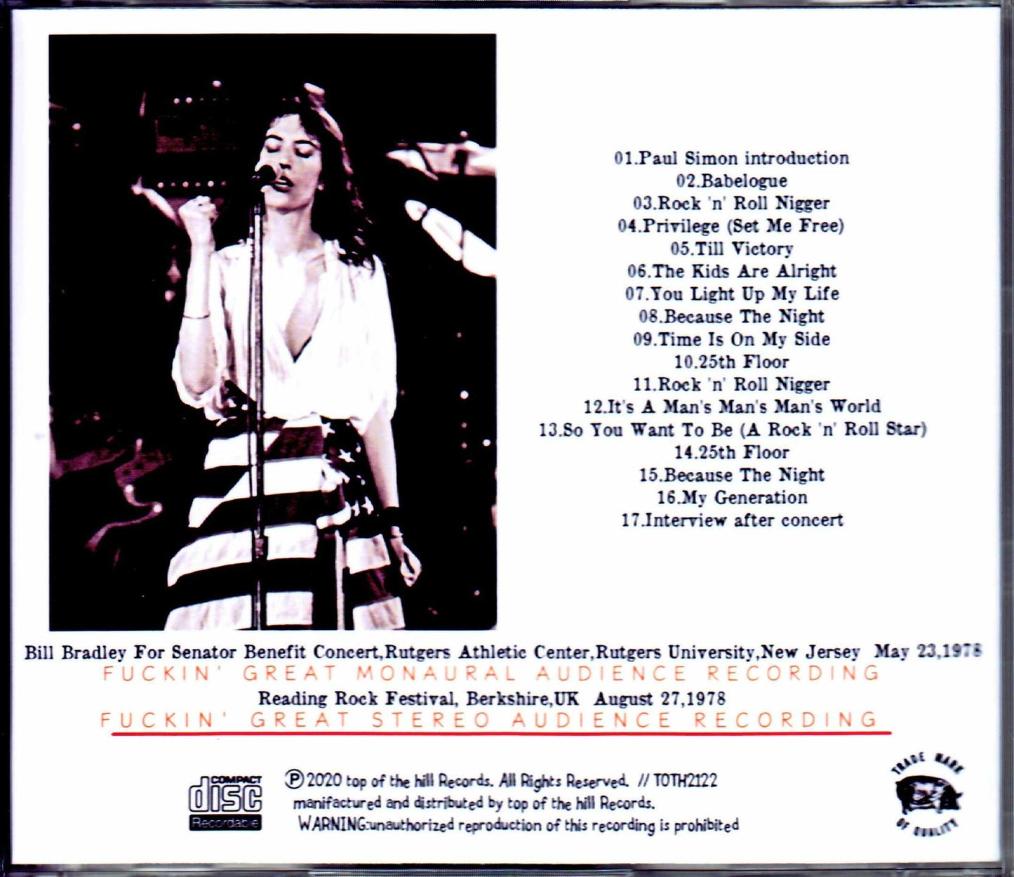 Patti Smith Group/NJ, USA 1978 & more