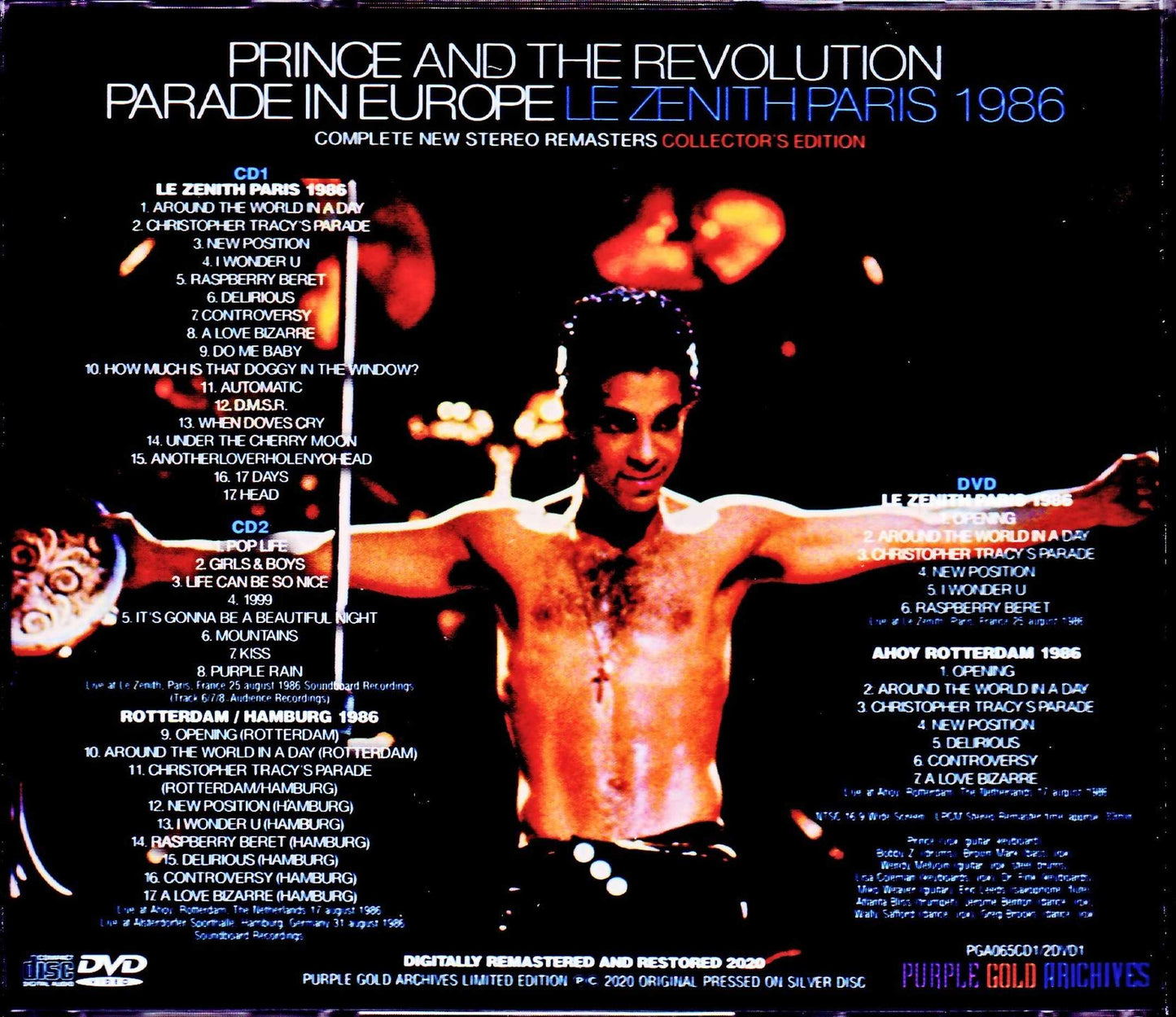 Prince and the Revolution/France 1986 S & V & more