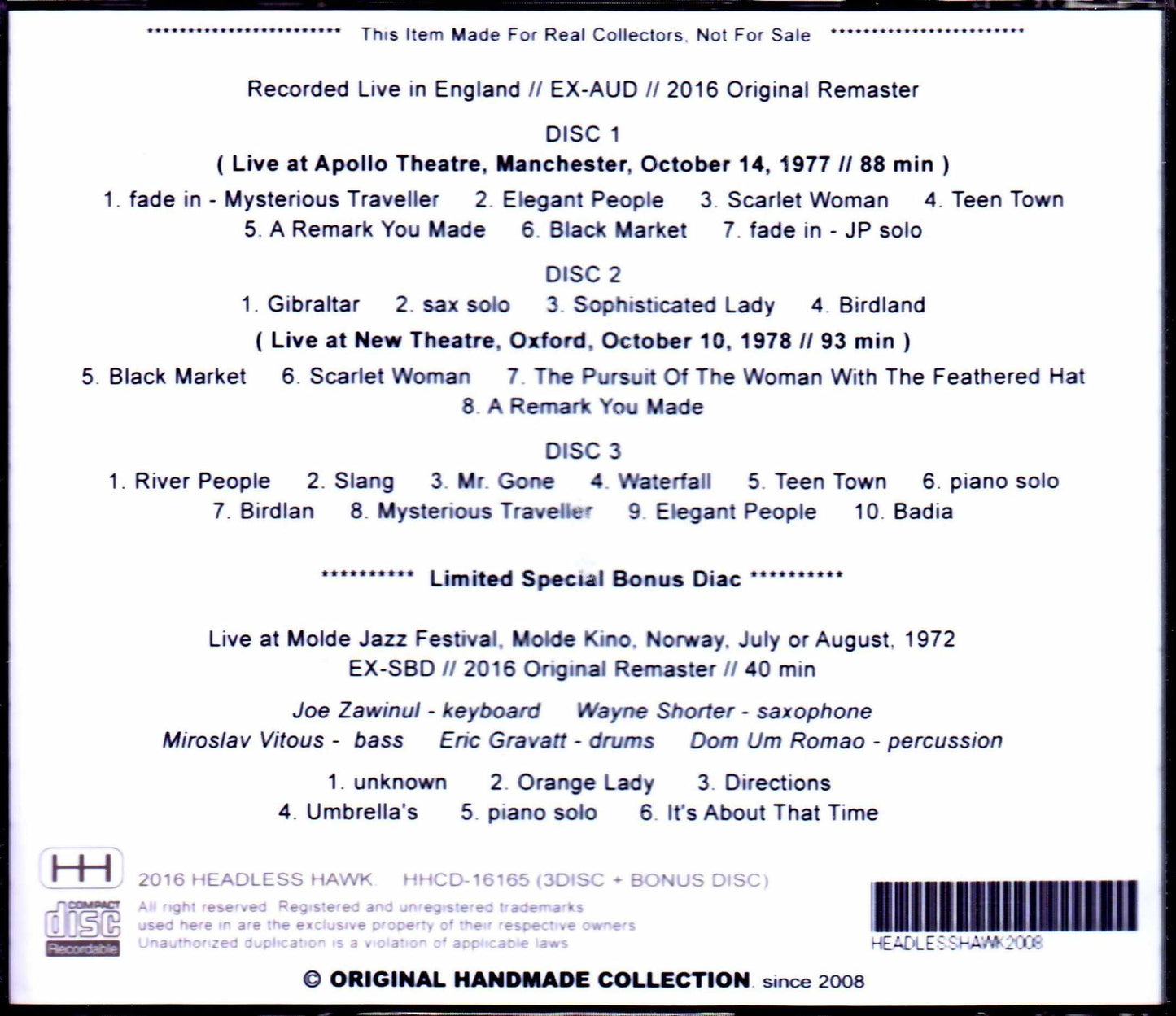 Weather Report/UK 1978 2Days & more