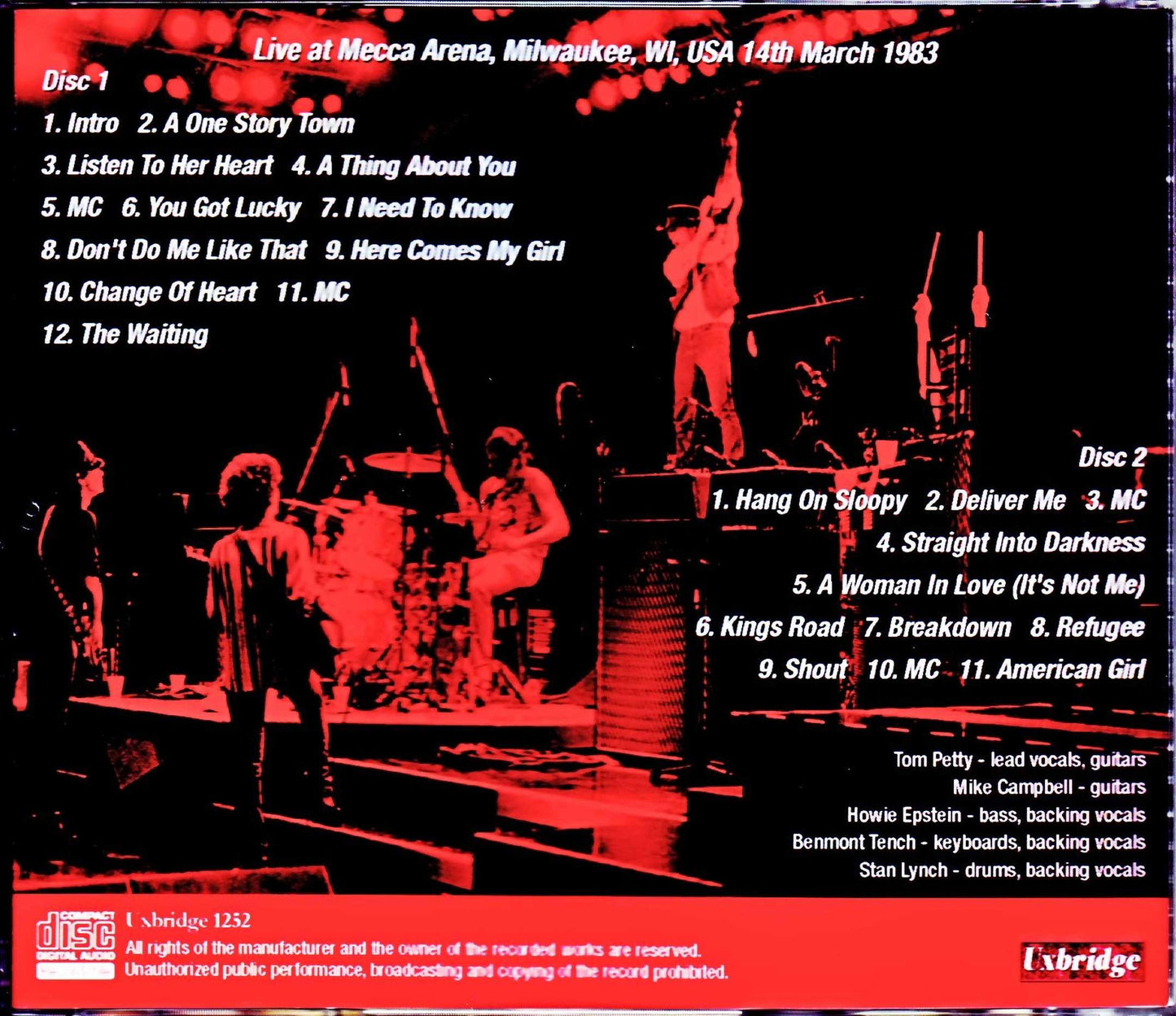 Tom Petty and the Heartbreakers/WI, USA 1983