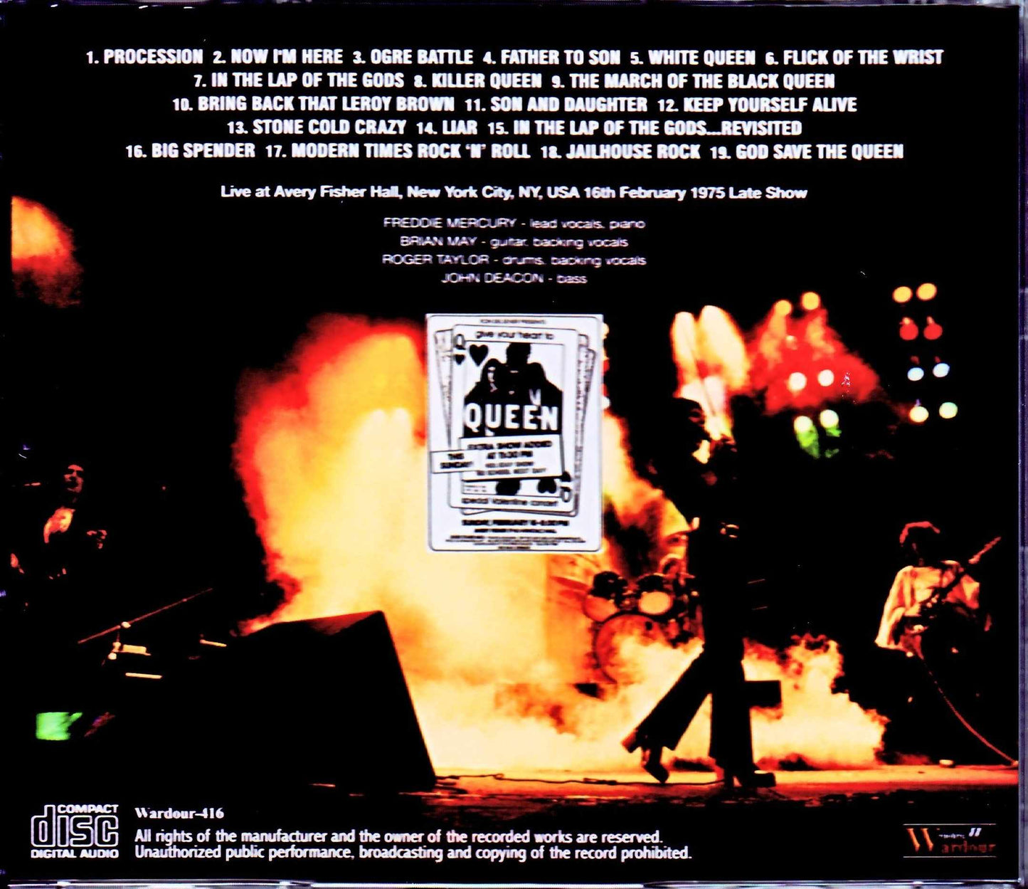 Queen/NY,USA 1975 Late Show New Source