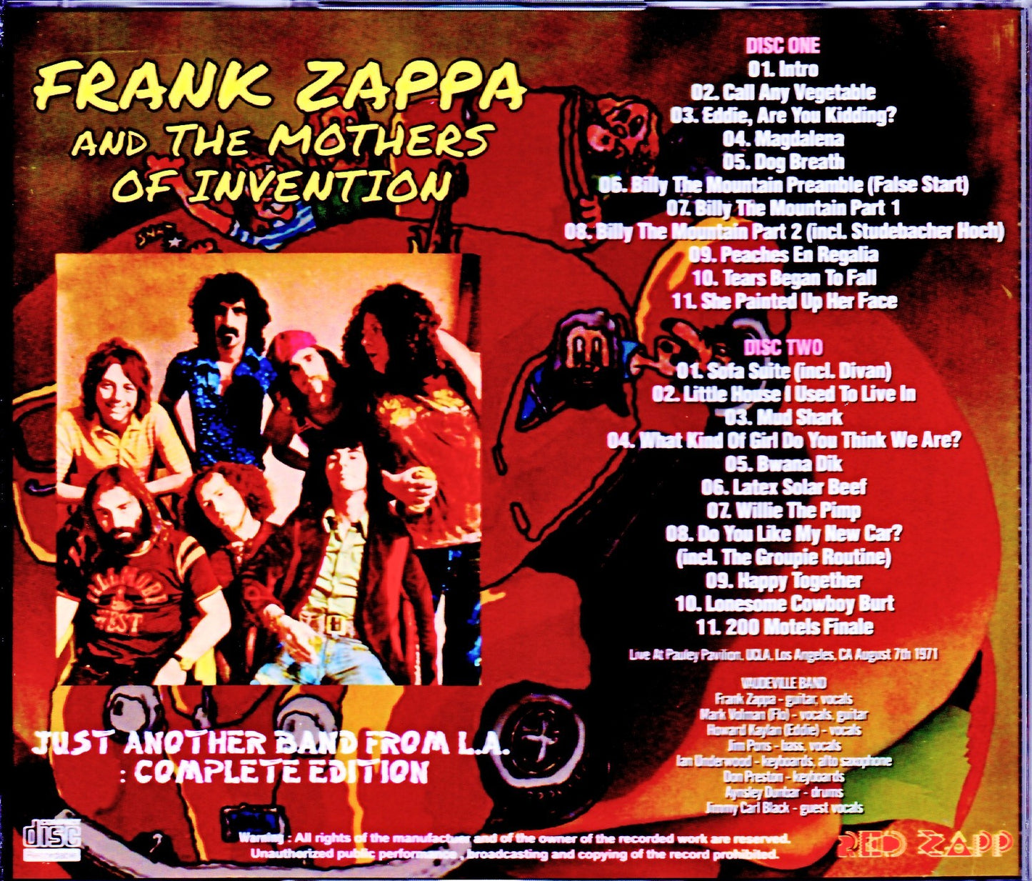 Frank Zappa/CA, USA 1971