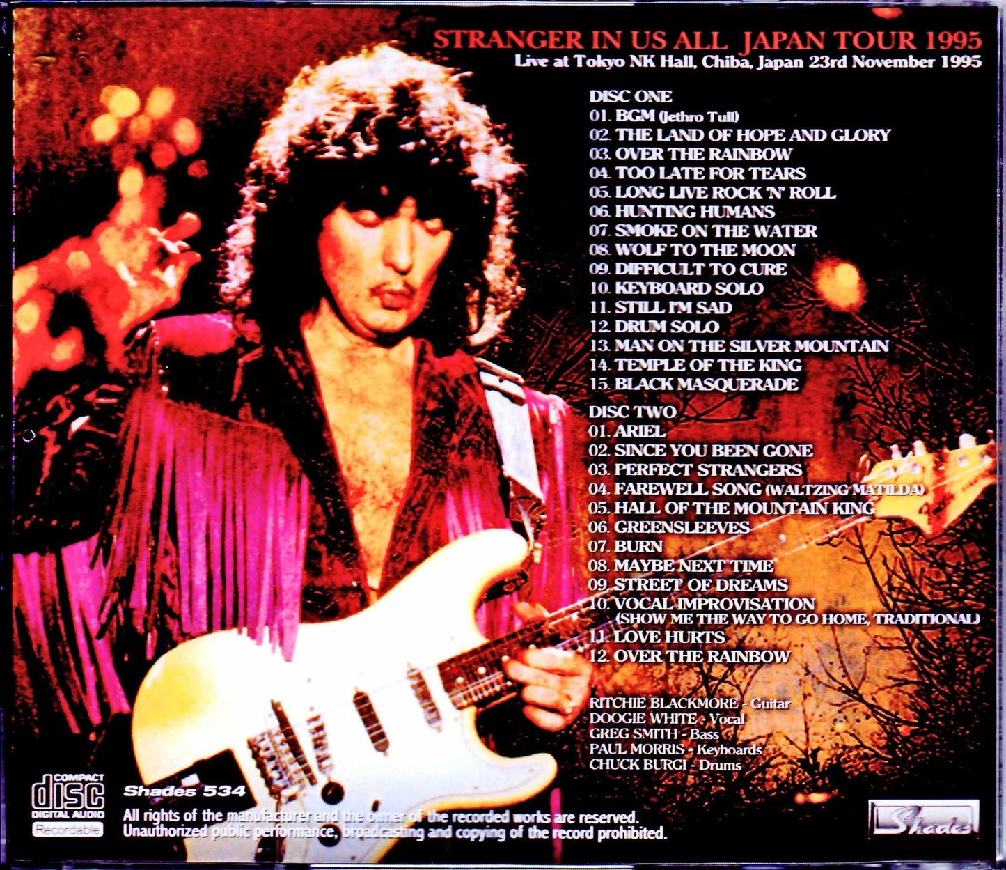 Ritchie Blackmore's Rainbow/Chiba, Japan 1995