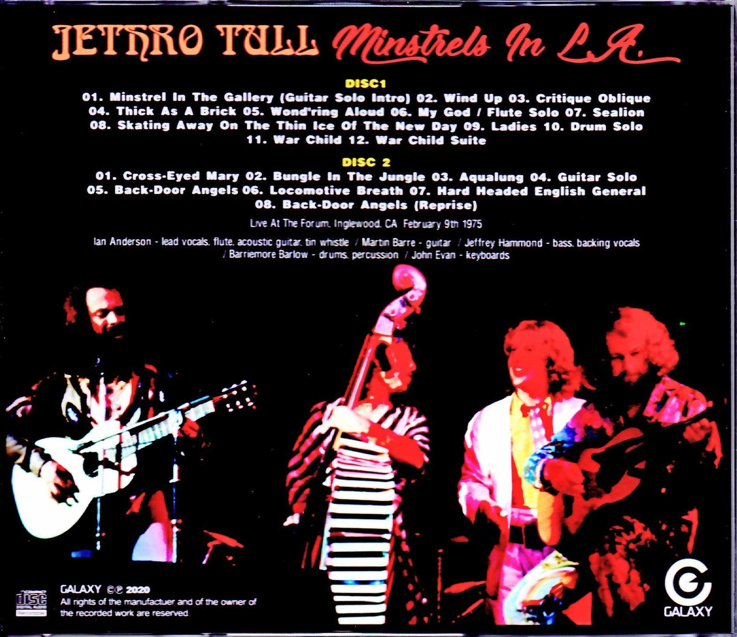 Jethro Tull/CA,USA 1975 Complete