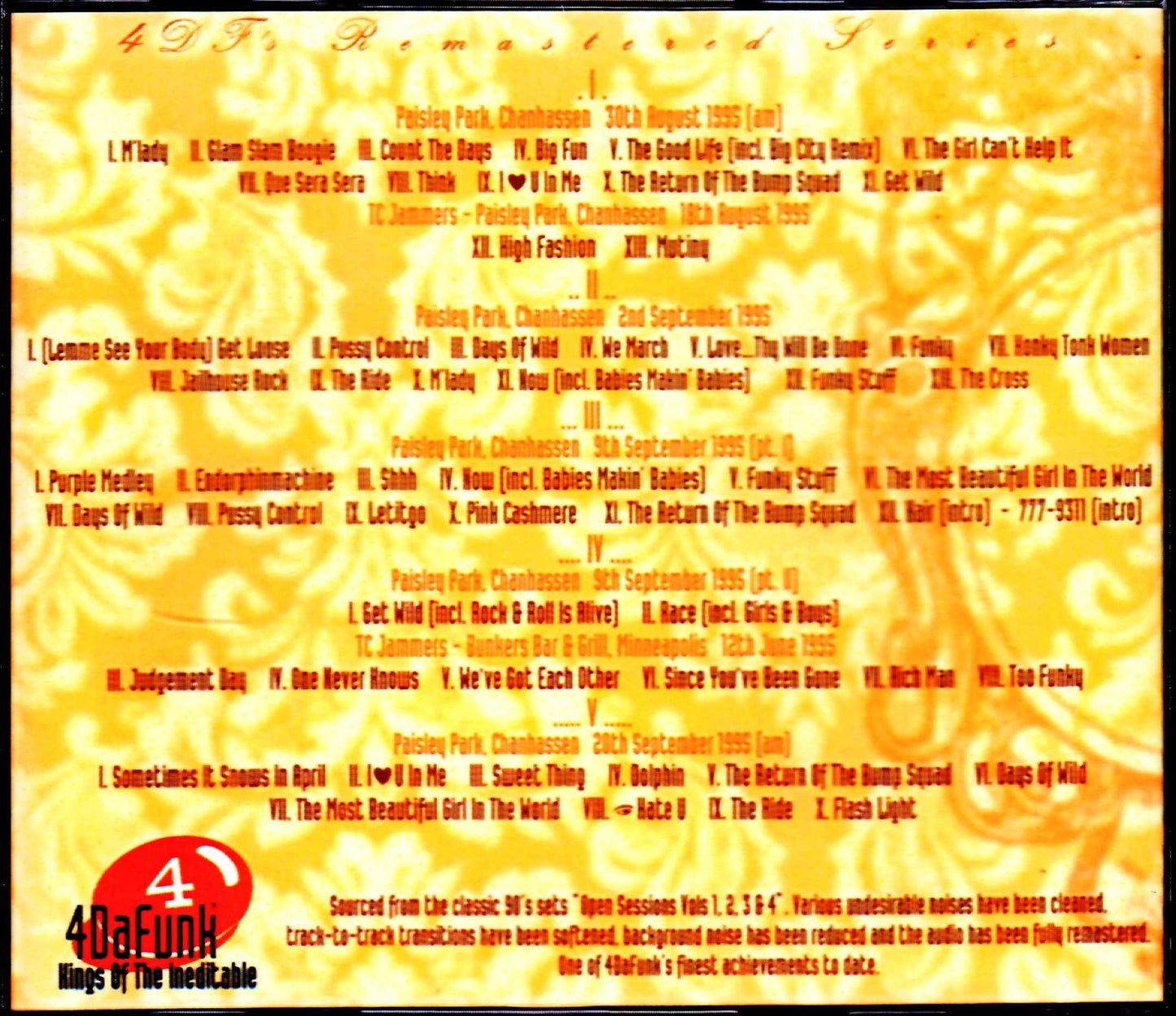 Prince/MN,USA Open Sessions 1995