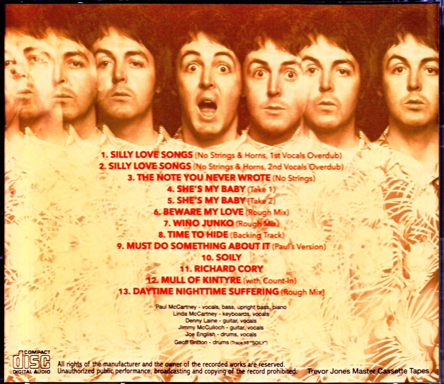 Paul McCartney,Wings/Wings at the Speed of Sound Outtakes & more Upgrade