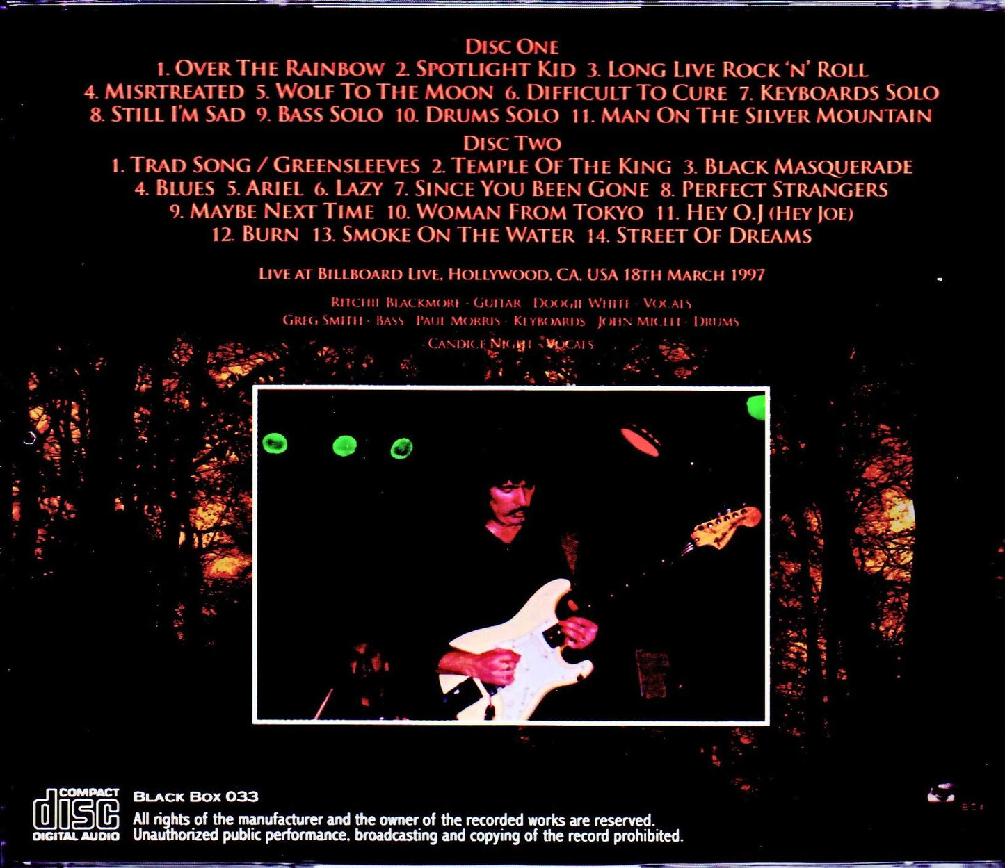 Ritchie Blackmore's Rainbow/CA,USA 1997 Complete