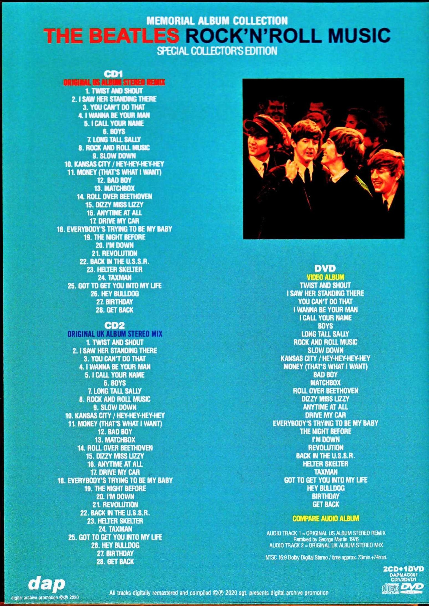 Beatles/Rock'n Roll Music Memorial Album Collection