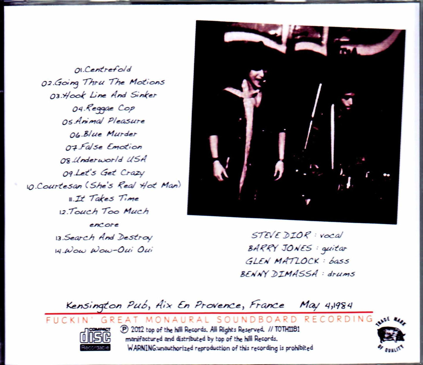 London Cowboys/France 1984
