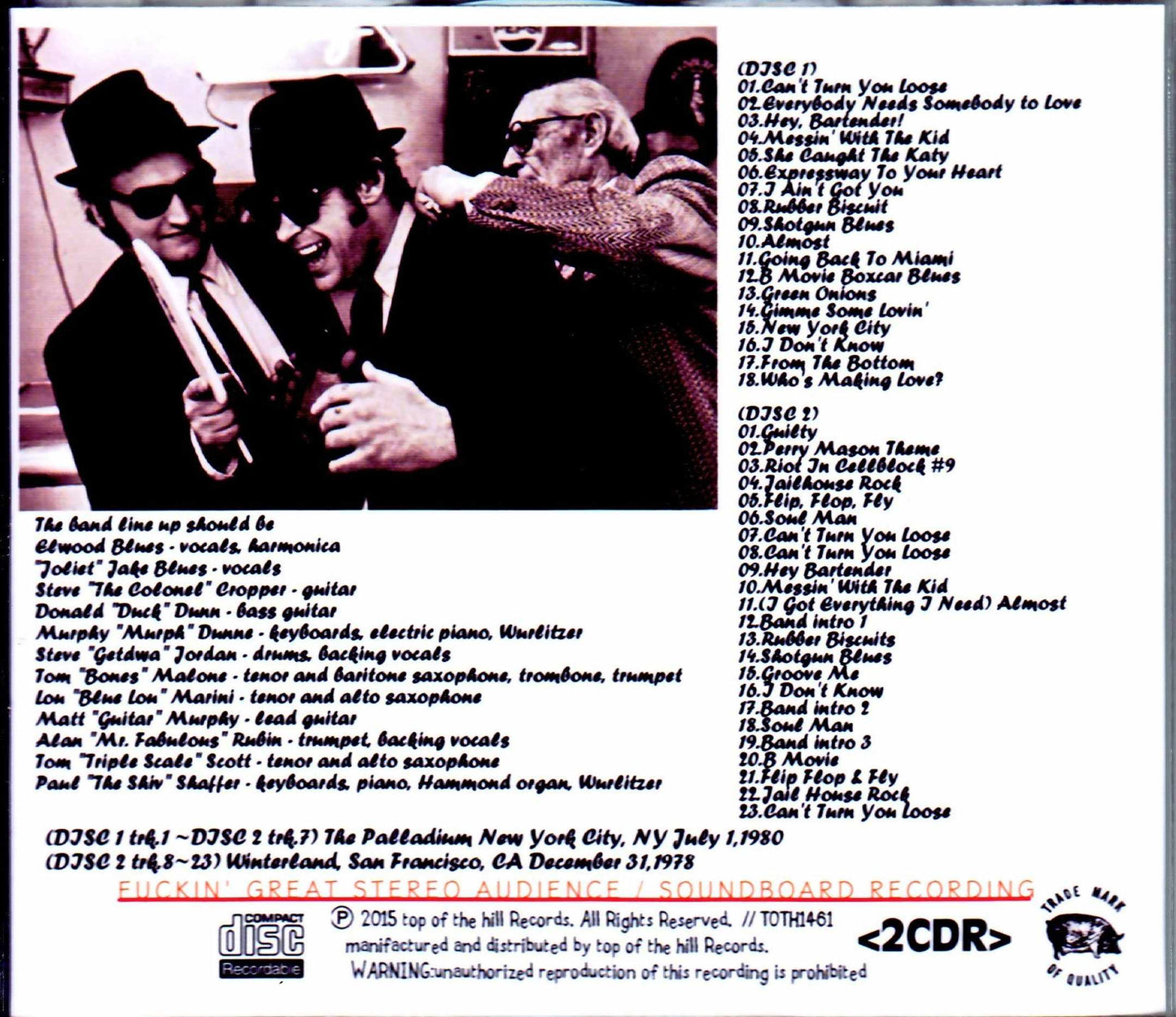 Blues Brothers/NY,USA 1980 & more
