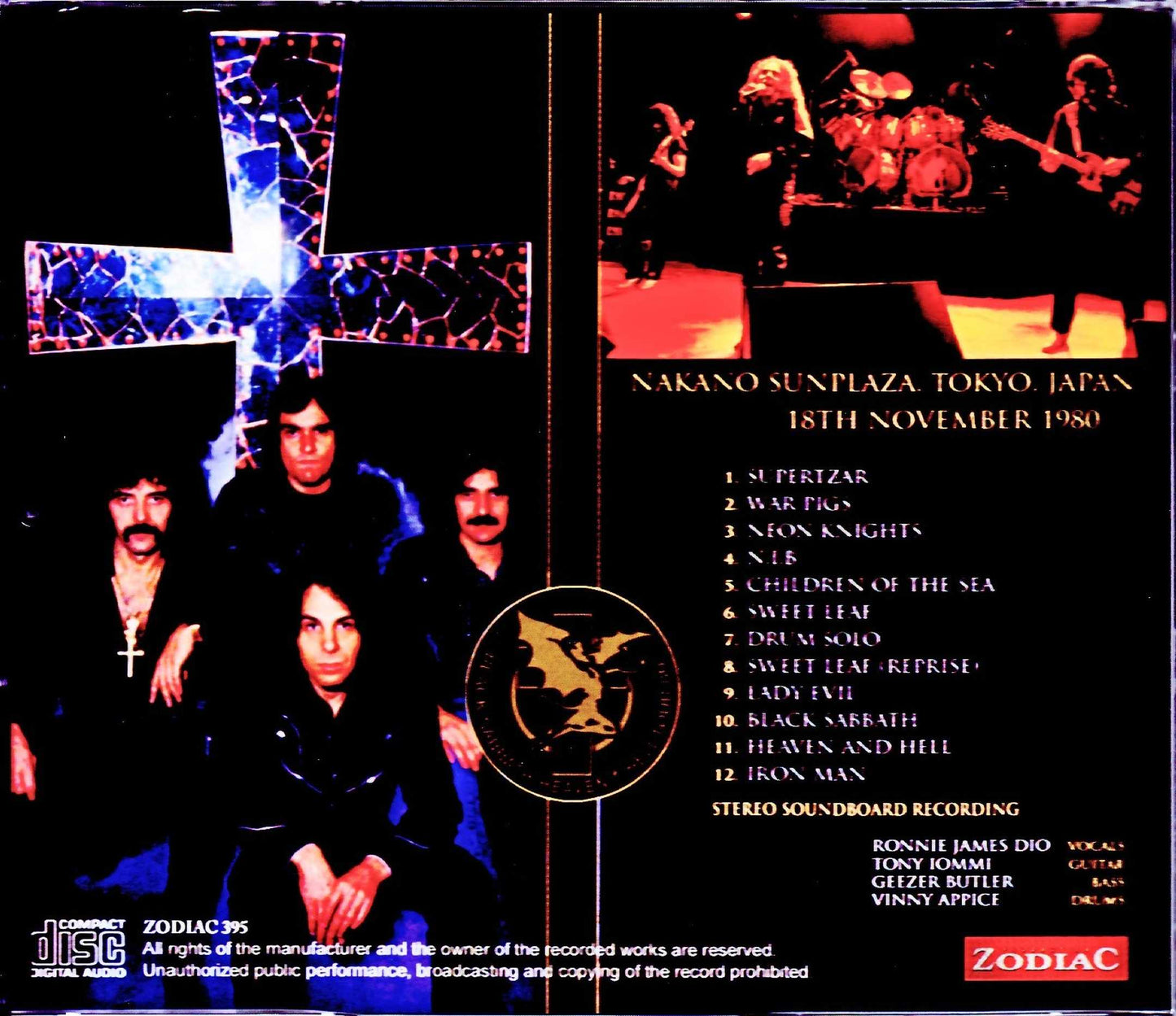 Black Sabbath/Tokyo,Japan 11.18.1980 Upgrade
