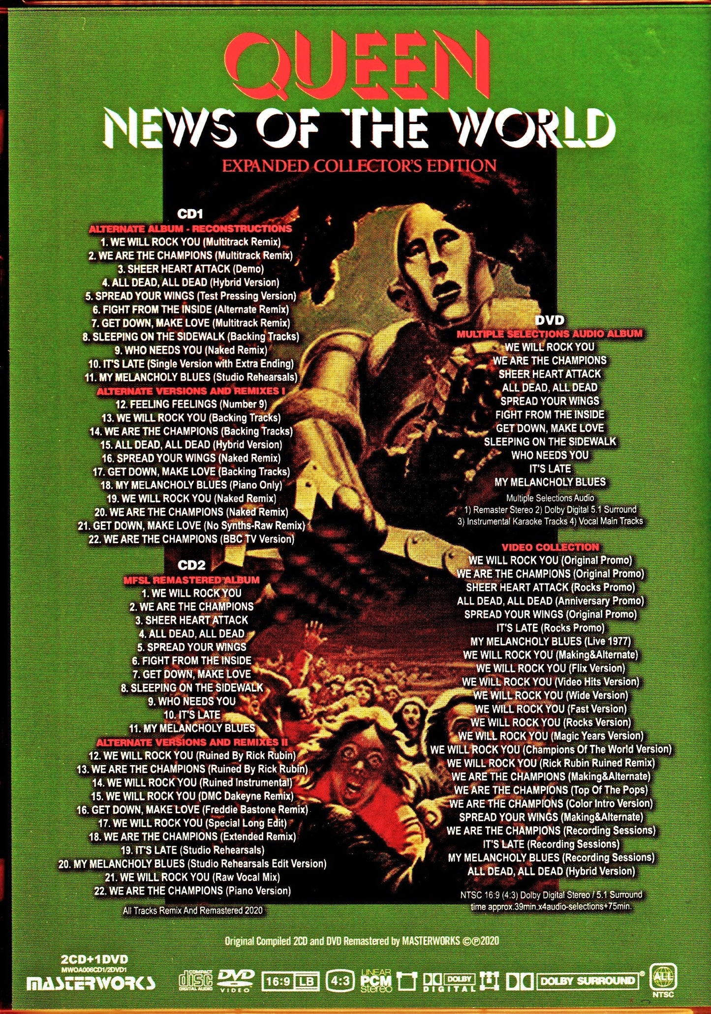 Queen/Dedicated to the World News of the World Expanded Collector's Edition