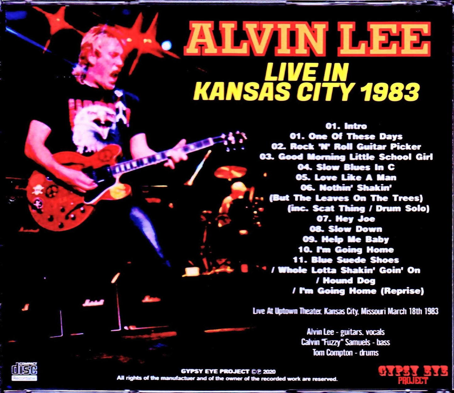 Alvin Lee/MO, USA 1983