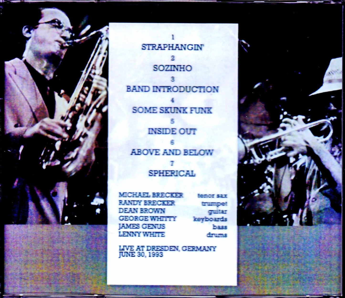 Brecker Brothers/Germany 1993