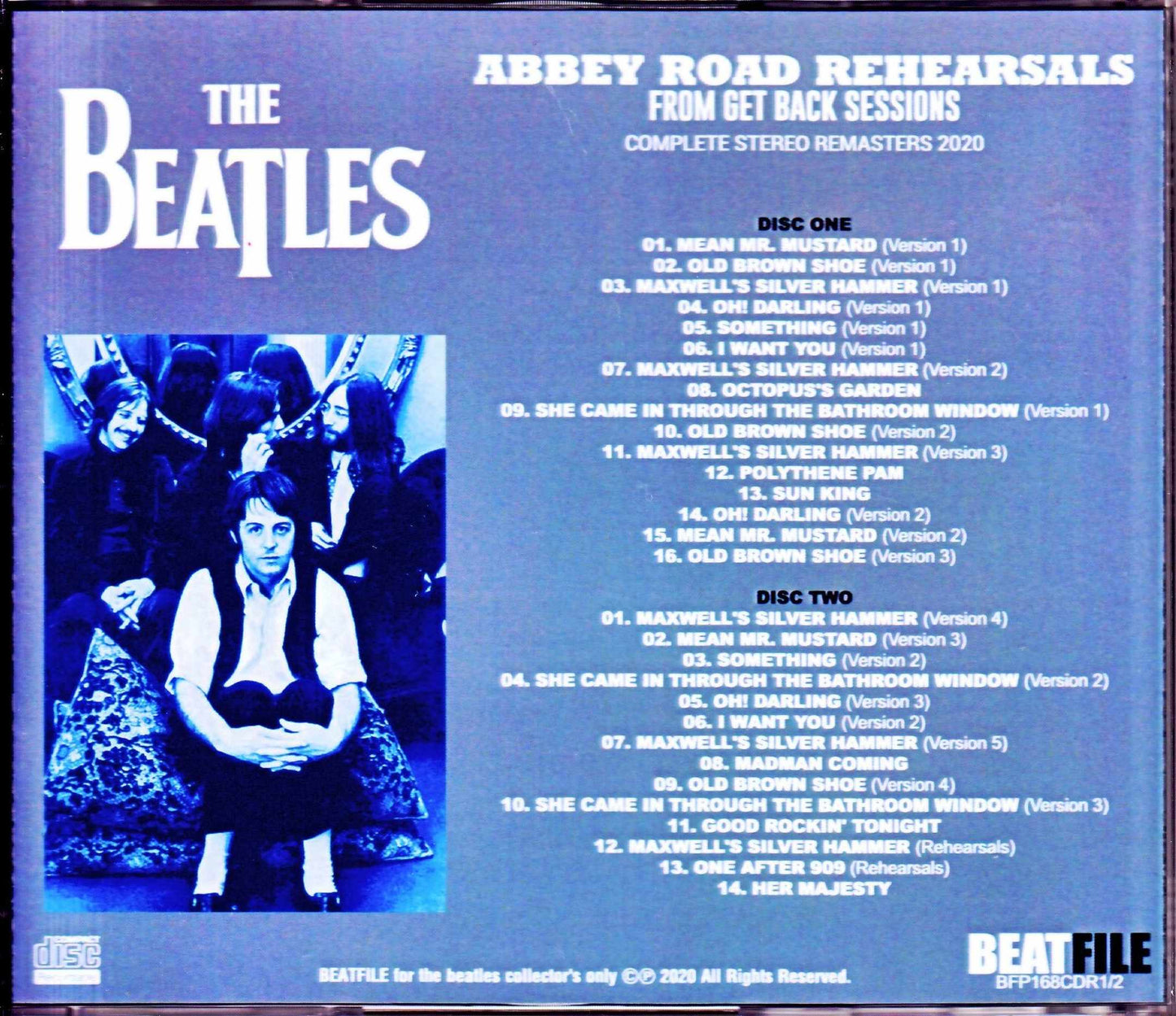 Beatles/Abbey Road Rehearsals Complete Stereo Remasters 2020