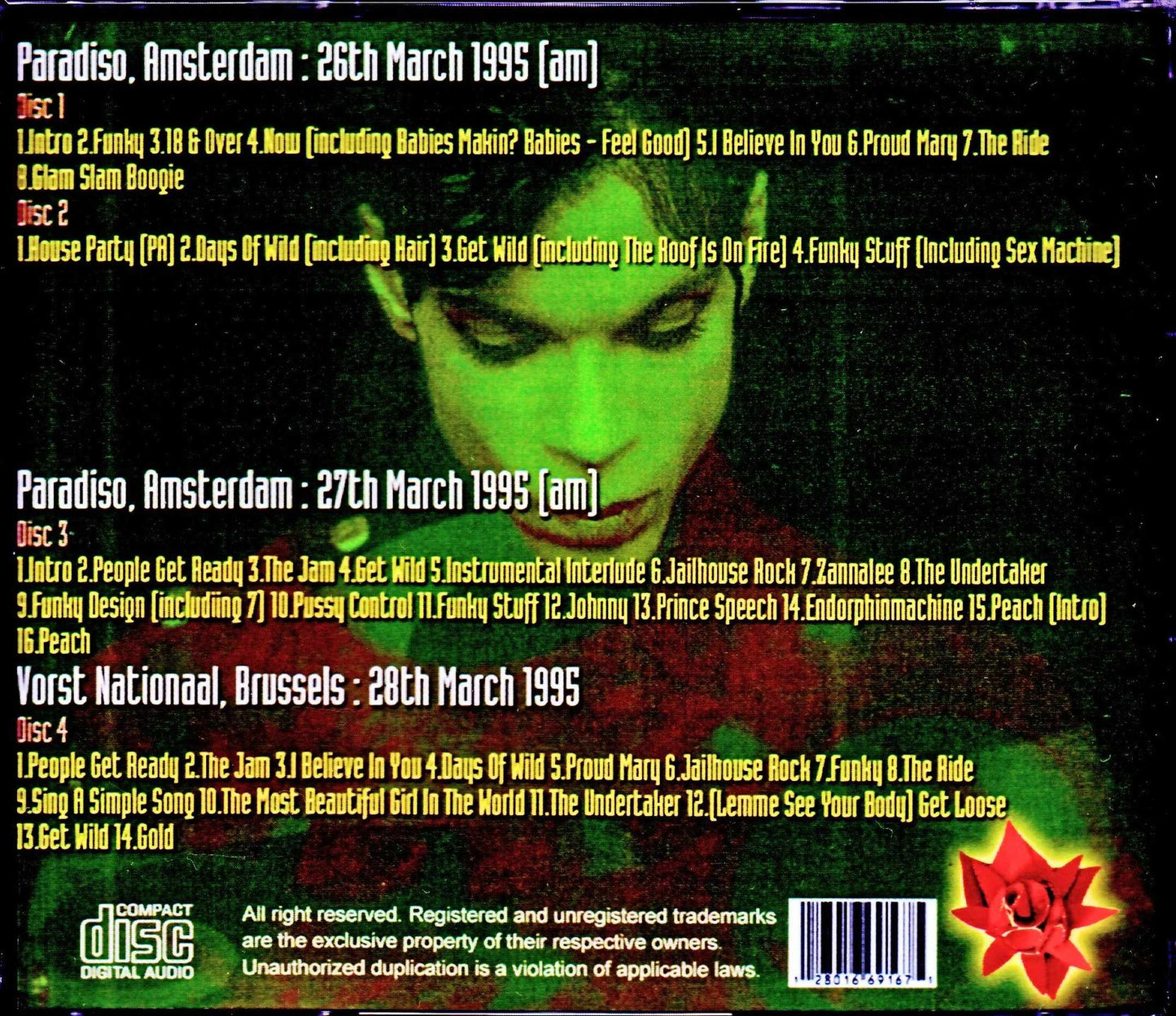 Prince/Netherlands 1995 & more