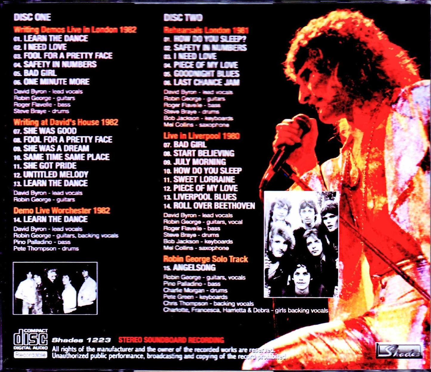 Byron Band,Uraiah Heep/Demos & Live Recordings 1980-1982