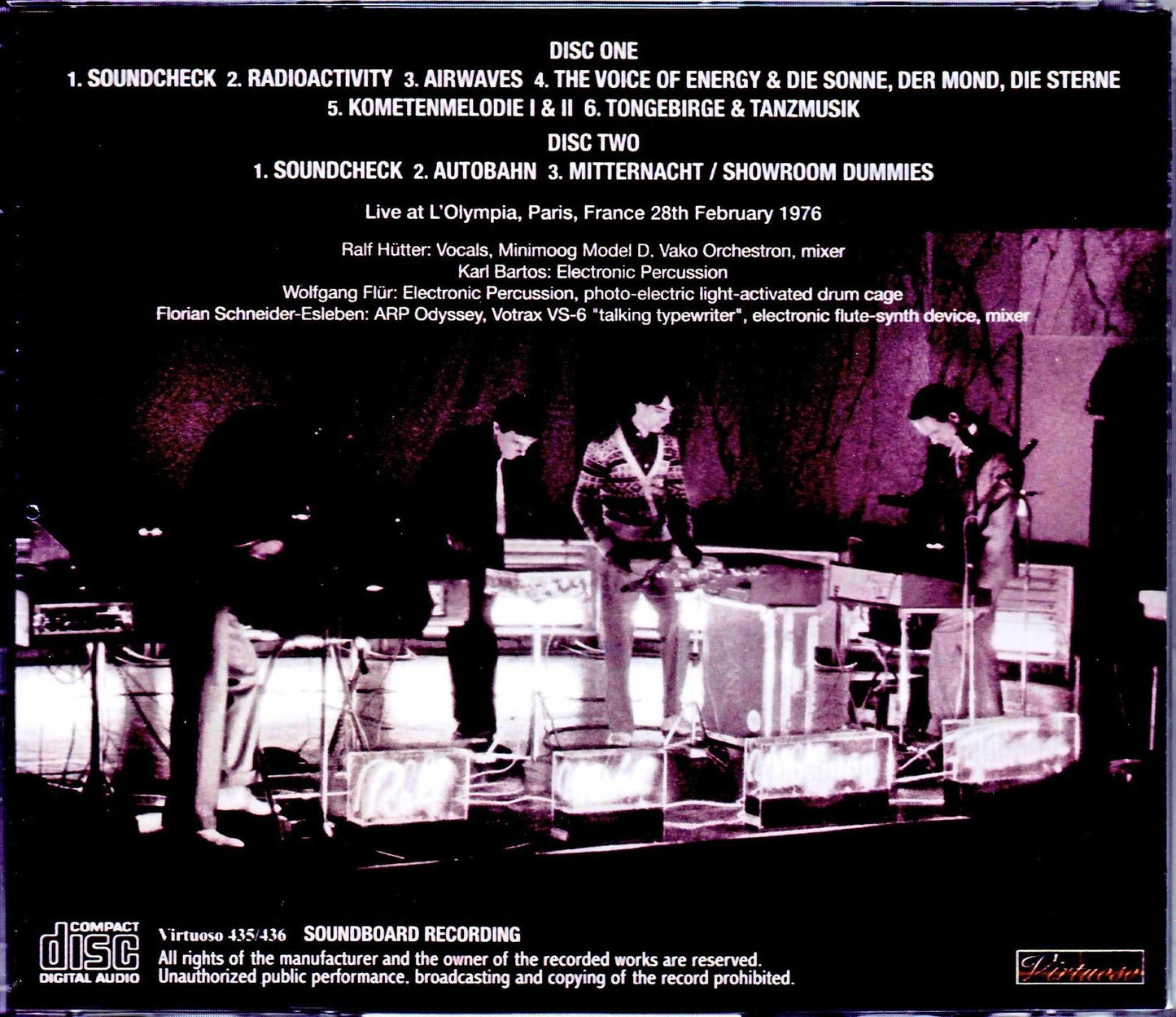 Kraftwerk/France 1976 Upgrade & Much Longer