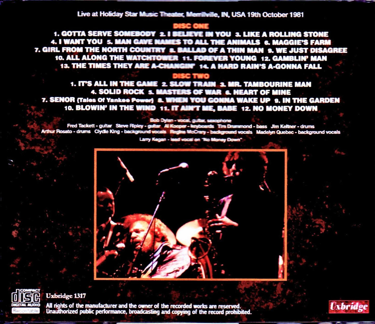 Bob Dylan/IN,USA 1981