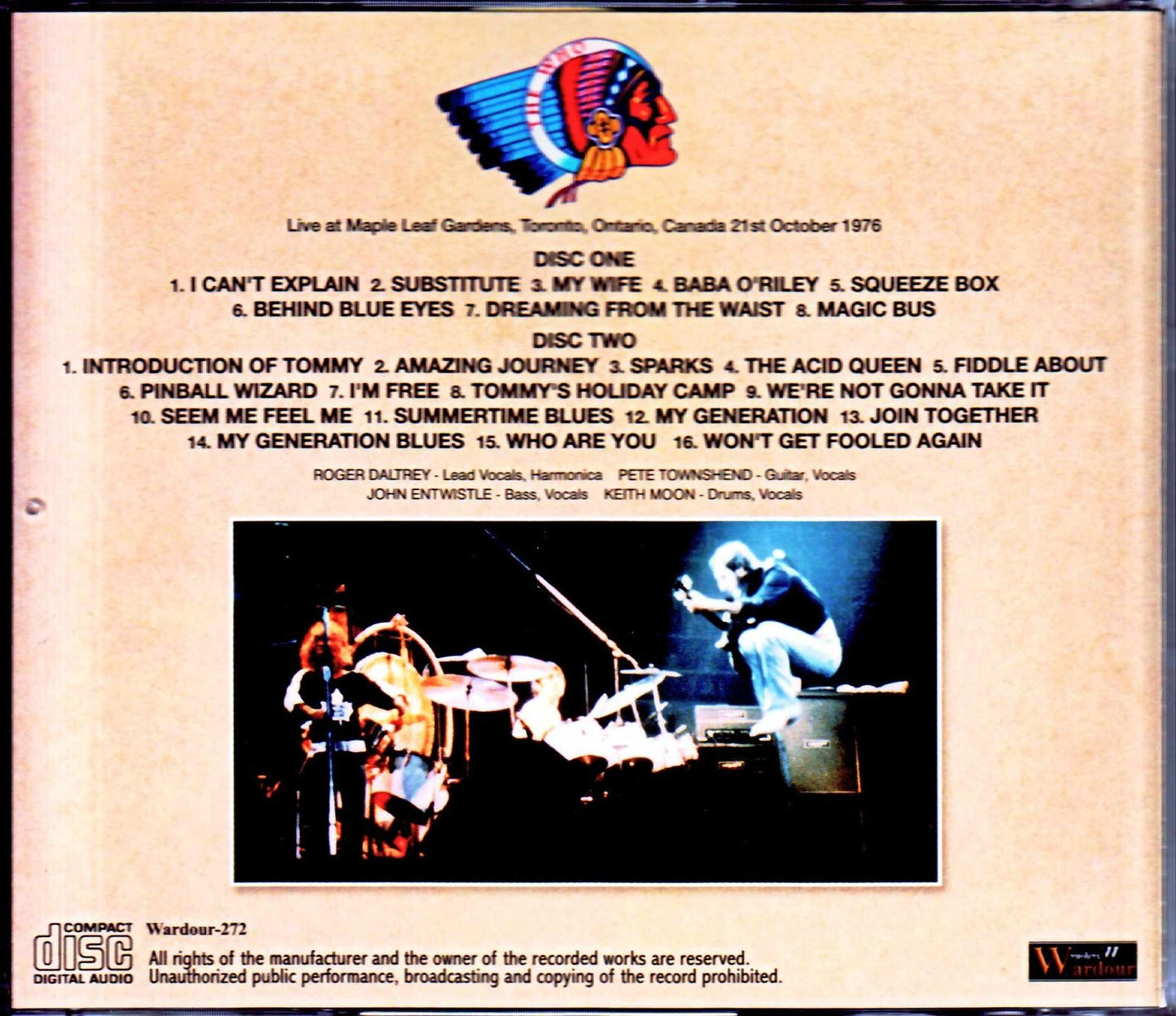 The Who/Canada 1976 Upgrade