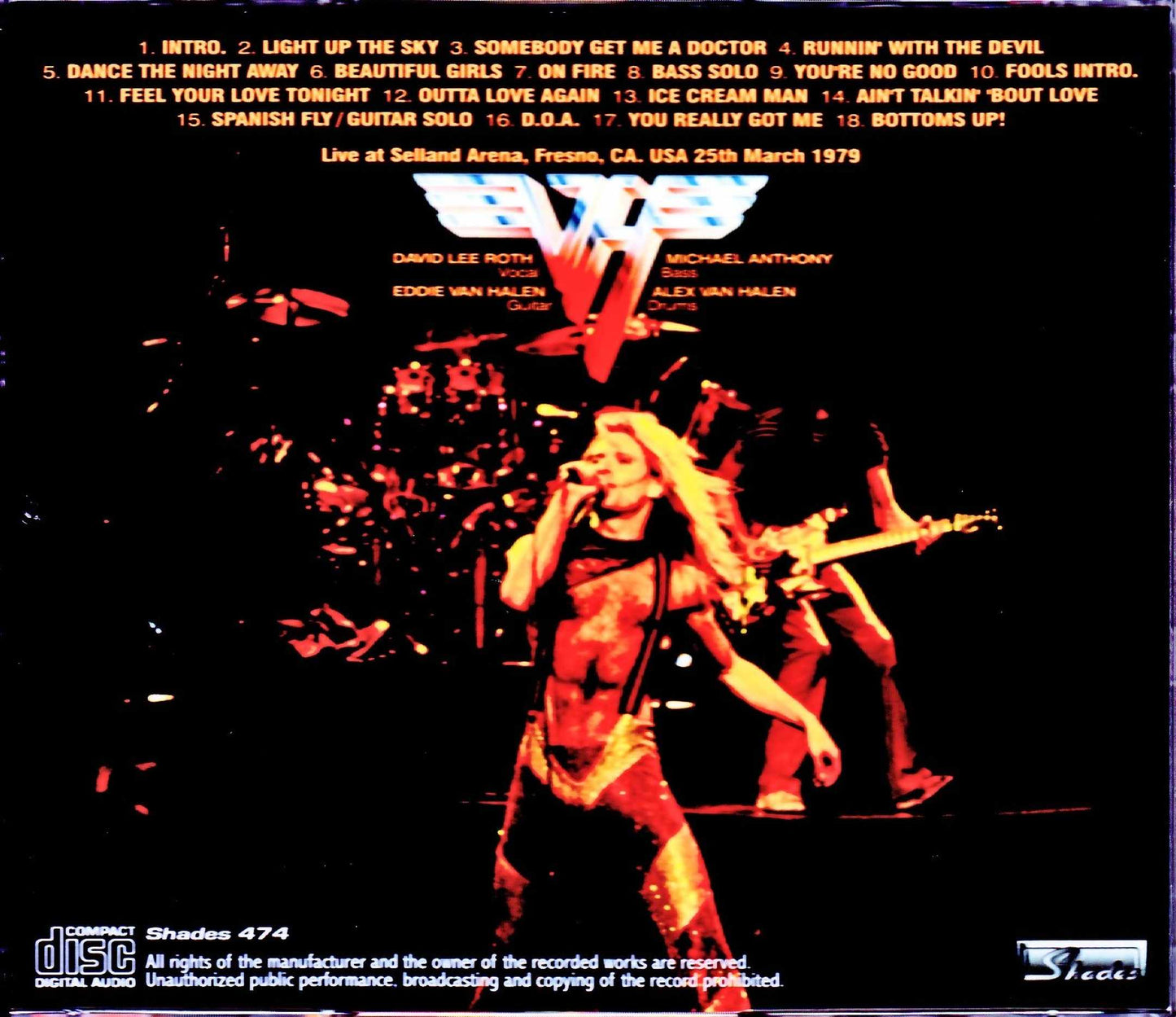 Van Halen/CA,USA 3.25.1979