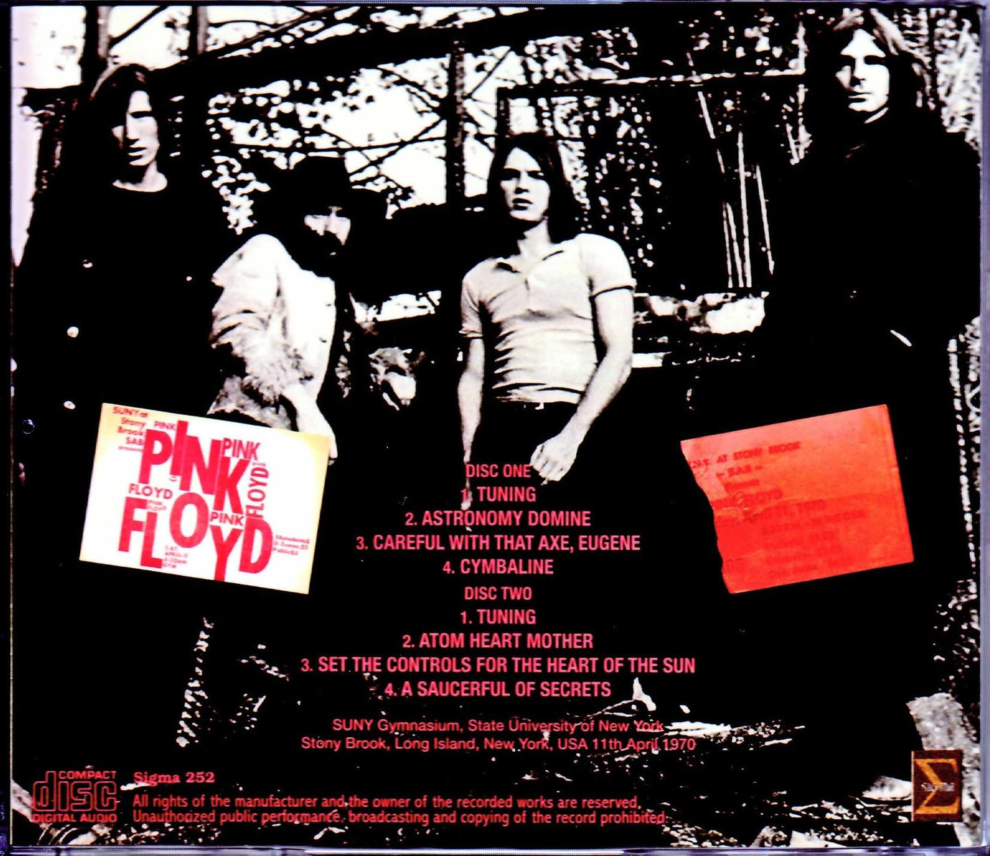 Pink Floyd/NY,USA 4.11.1970 Upgrade