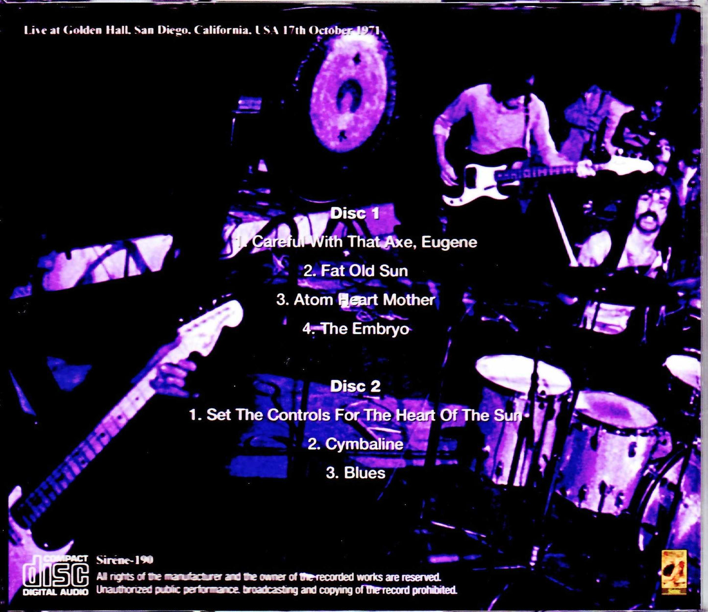 Pink Floyd/CA,USA 10.17.1971