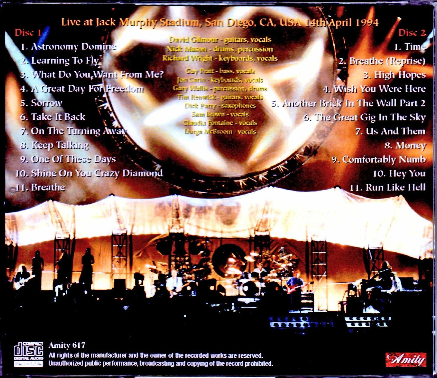 Pink Floyd/CA, USA 1994