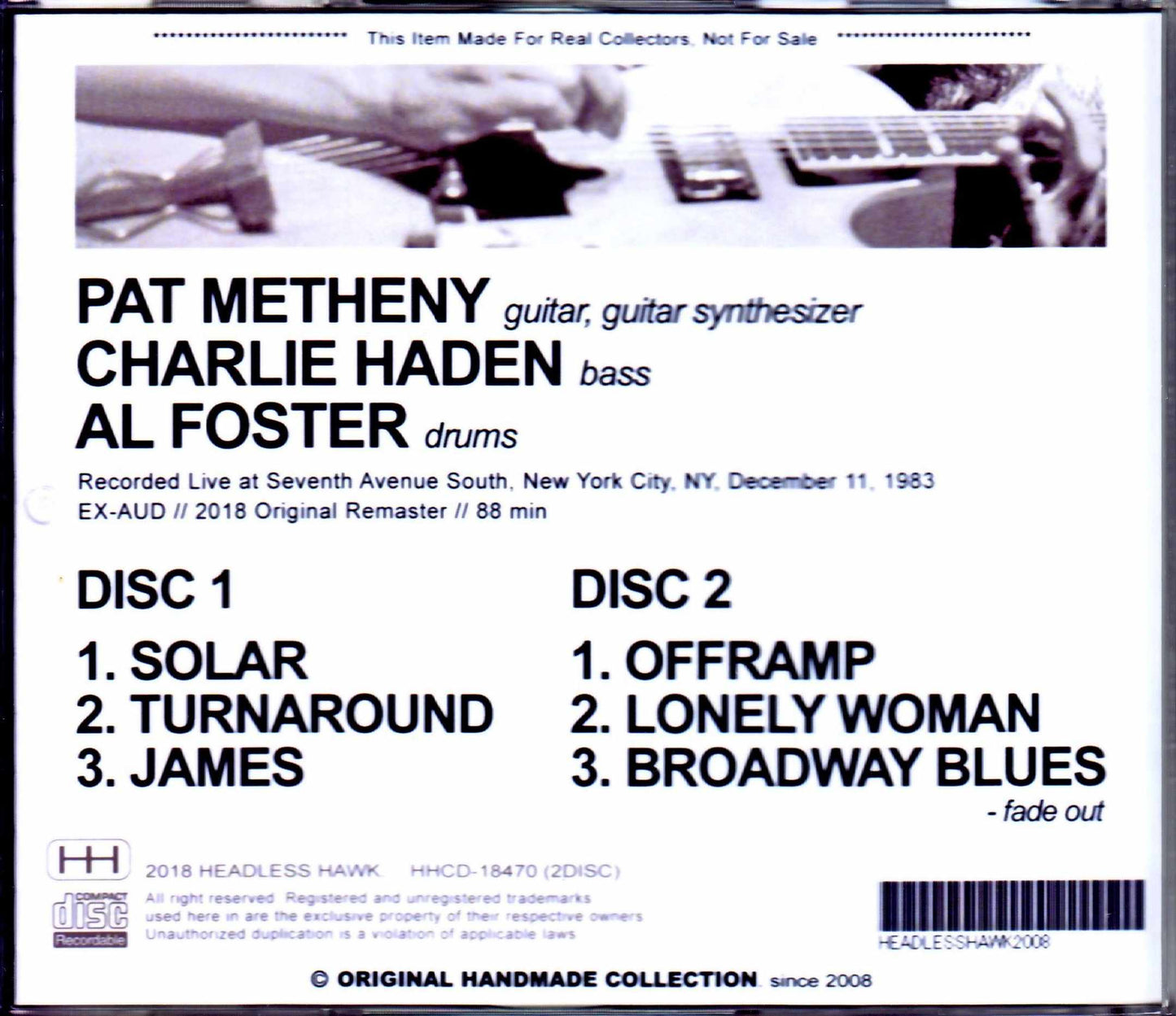 Pat Metheny Trio/NY,USA 1983