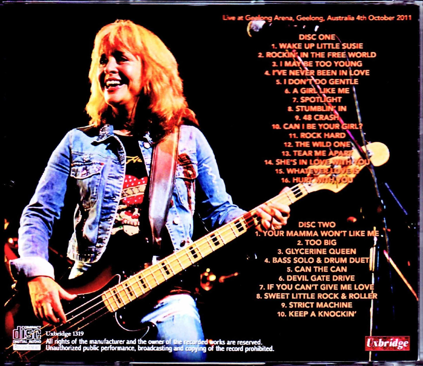 Suzi Quatro/Australia 2011