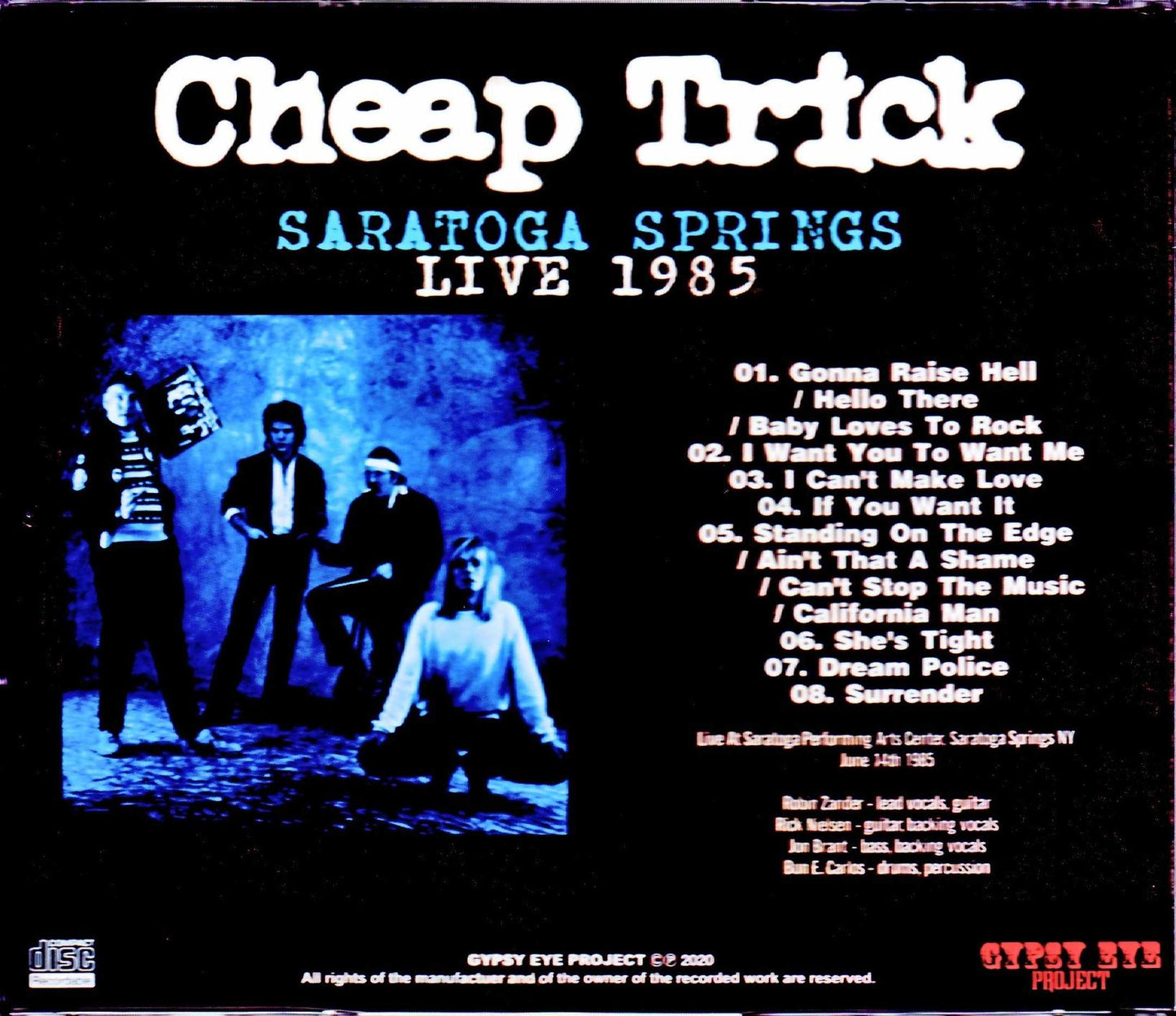 Cheap Trick/NY,USA 1985