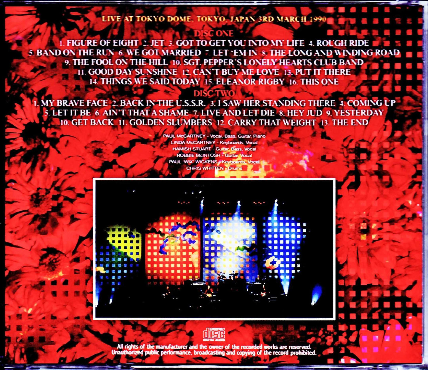 Paul McCartney/Tokyo,Japan 3.3.1990 Remastered & Upgrade