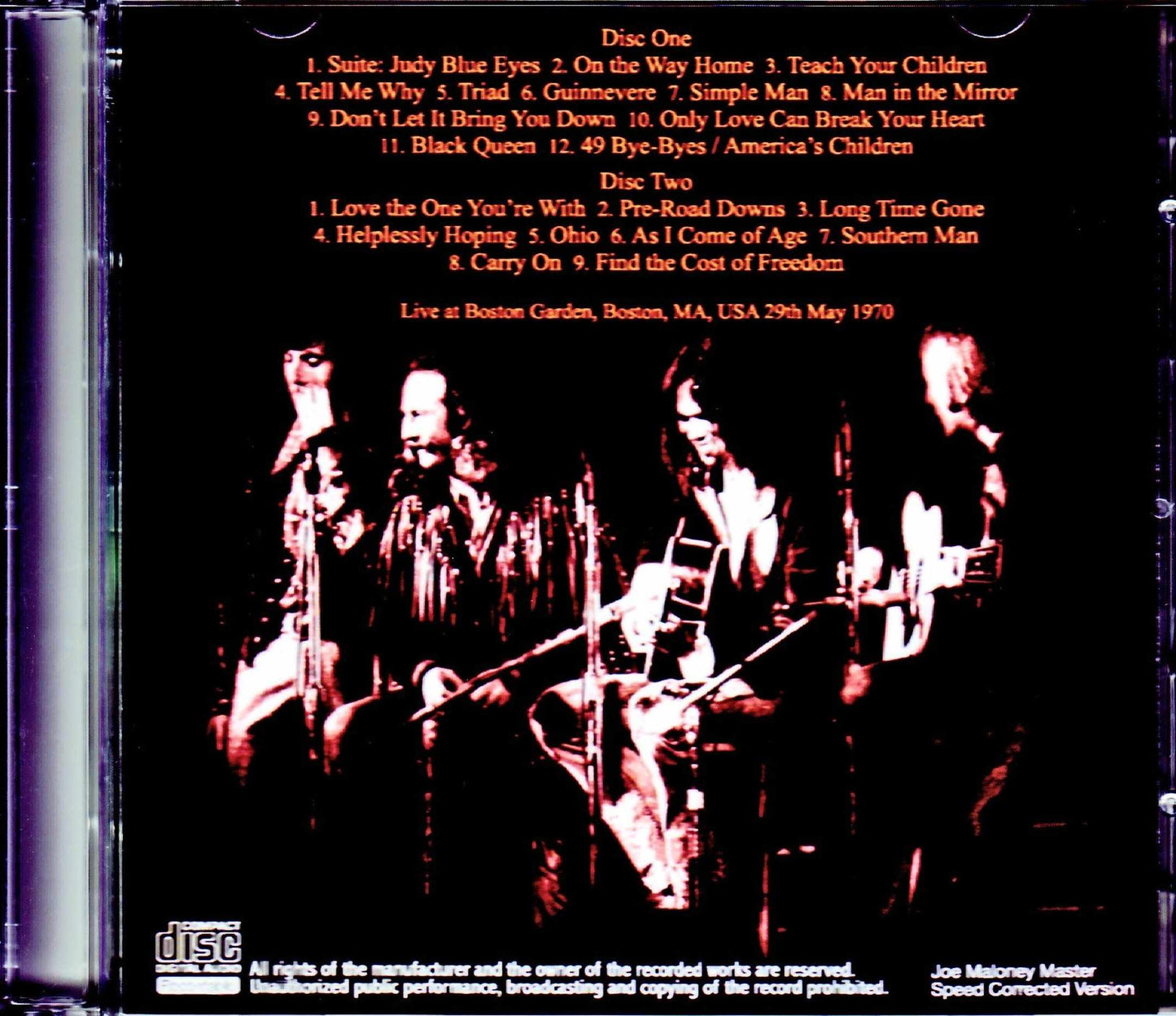 Crosby, Stills, Nash & Young/MA, USA 1970