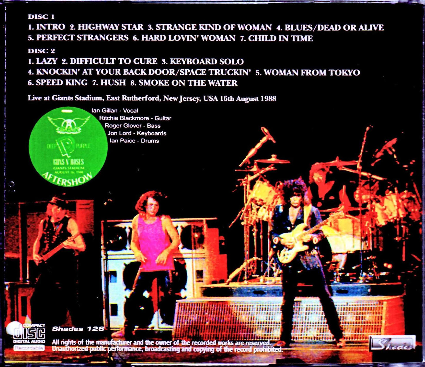 Deep Purple/NJ, USA 1988
