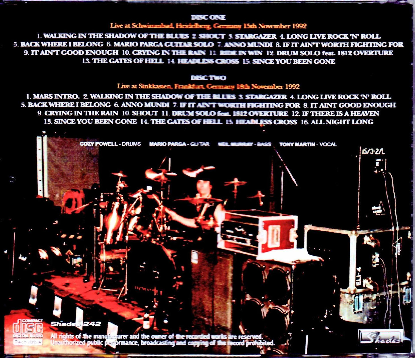 Cozy Powell's Hammer/Germany 1992 2Days