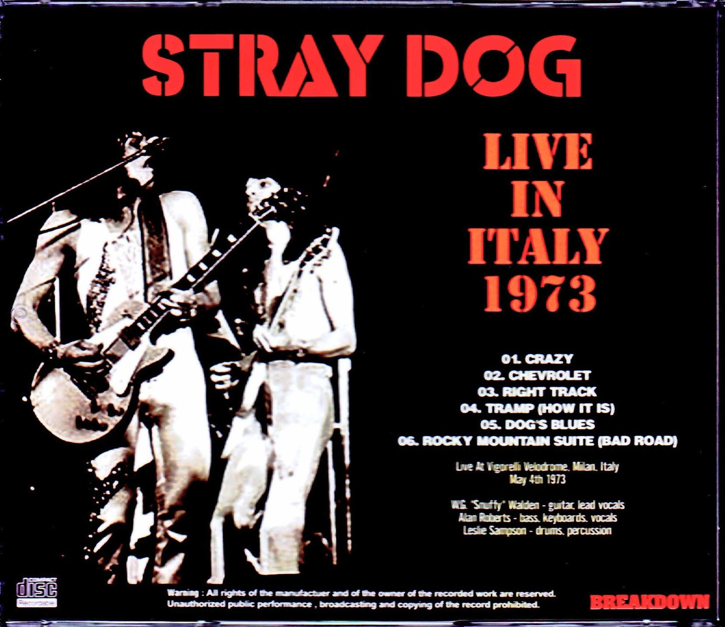 Stray Dog/Italy 1973