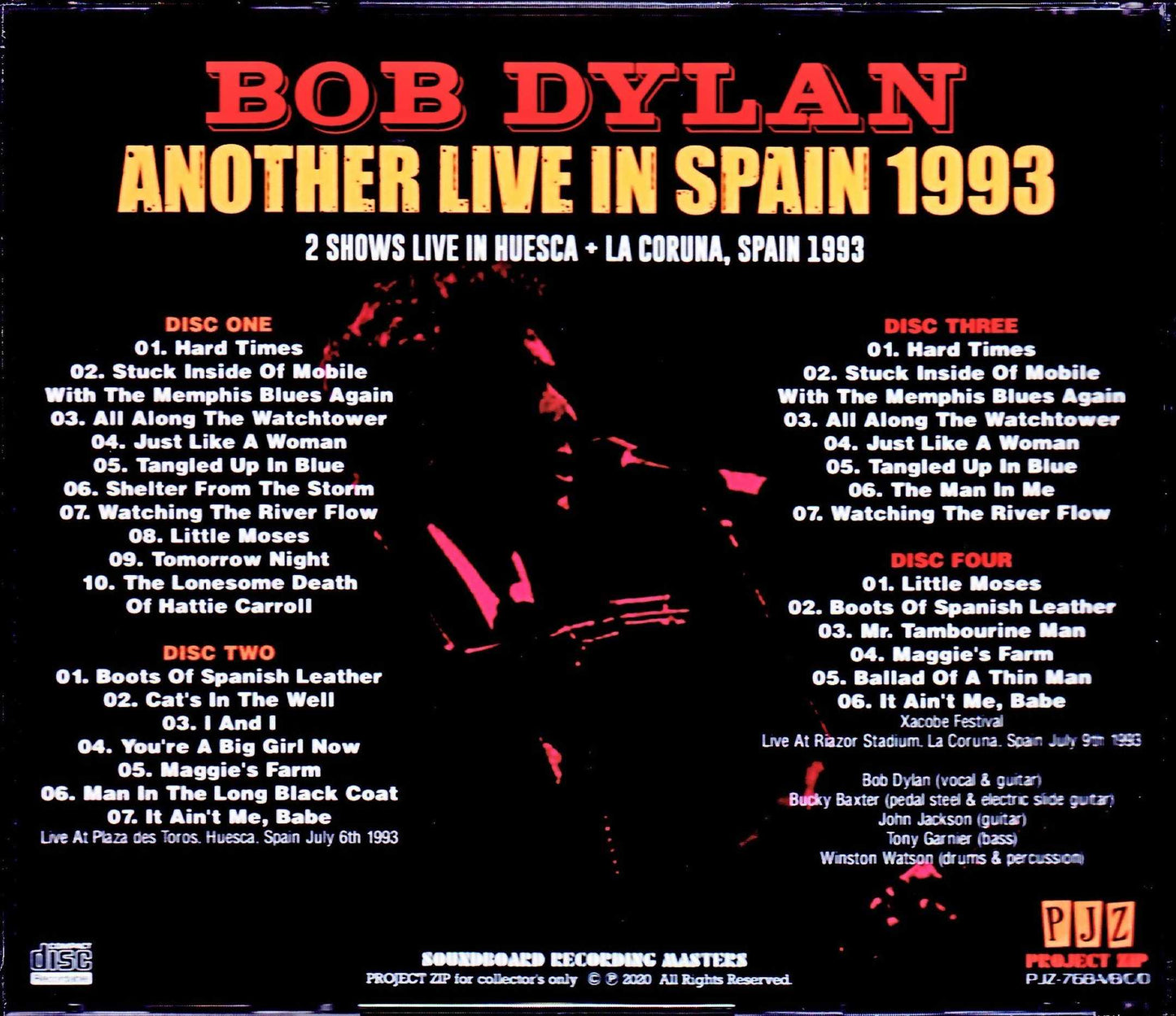 Bob Dylan/Spain 1993 2Days Complete