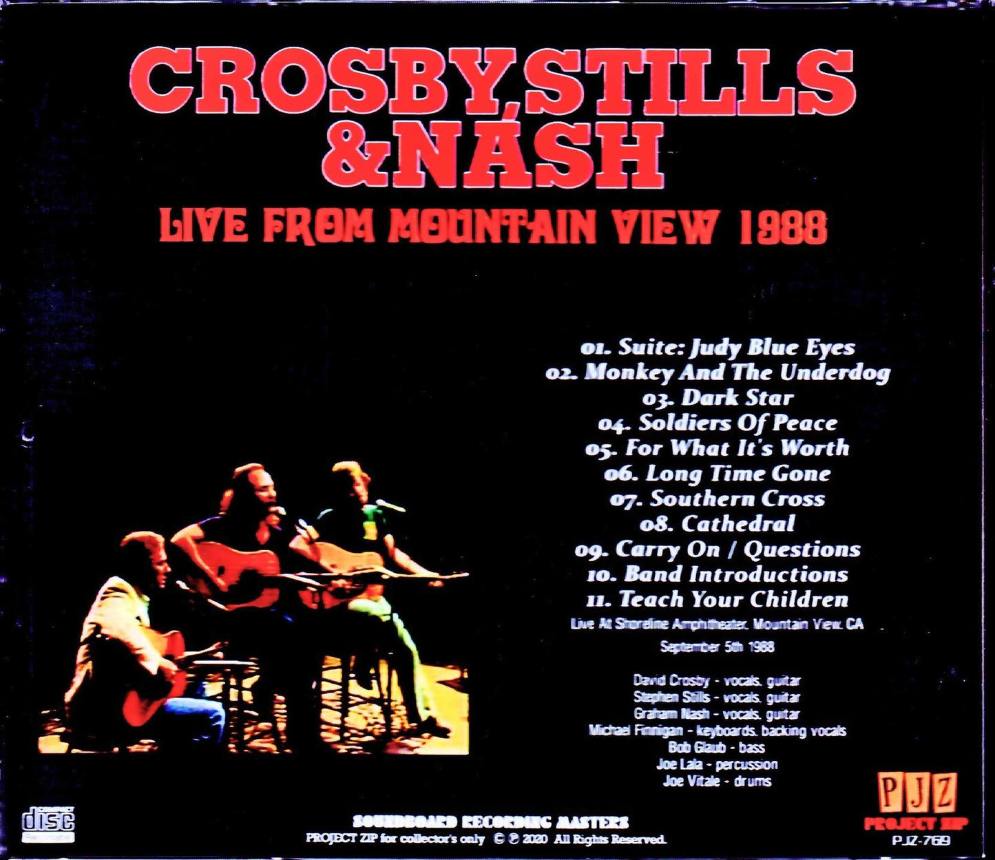 CS & N Crosby,Stills & Nash/CA,USA 1988