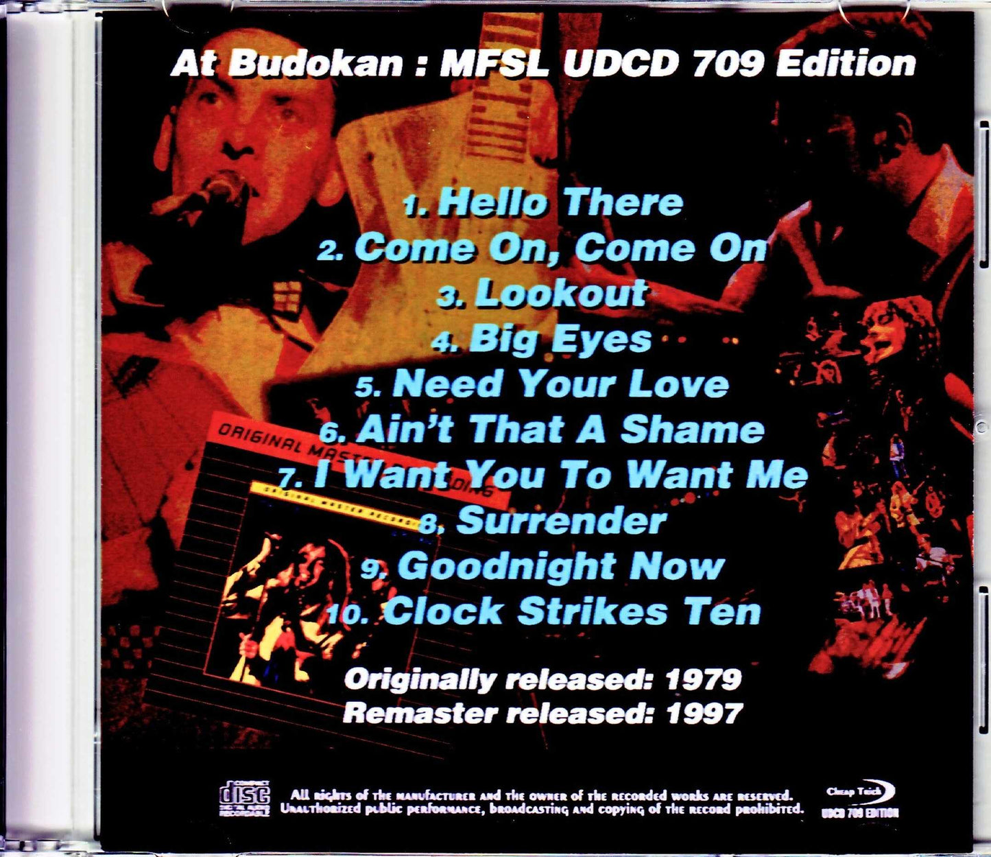 Cheap Trick/at Budokan Original US Mobile Fidelity Sound Lab