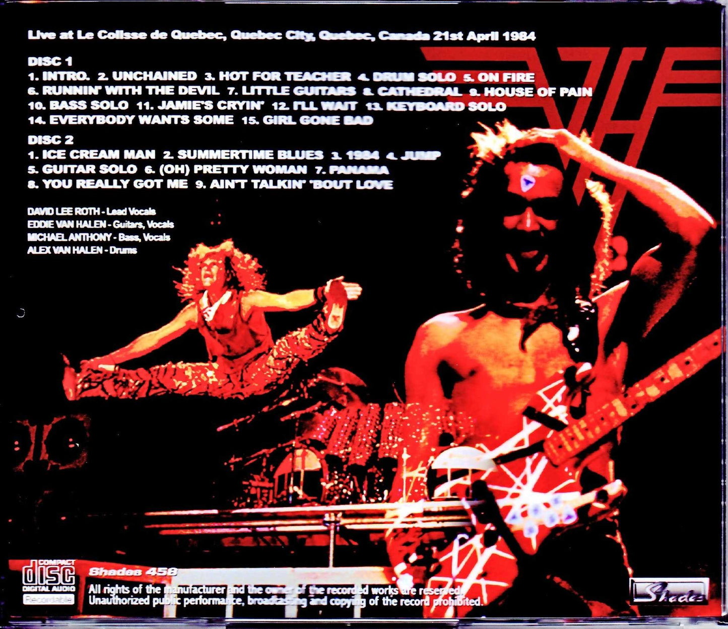 Van Halen/Canada 1984