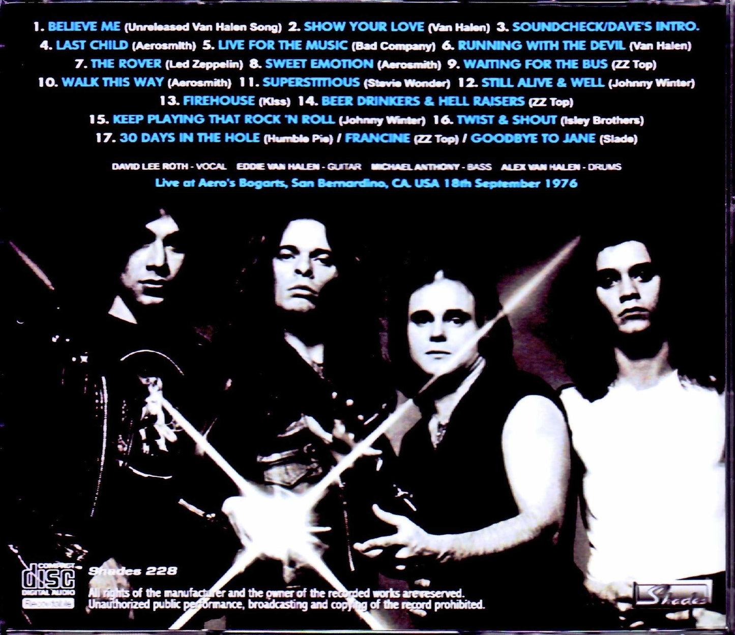 Van Halen/CA, USA 9.19.1976