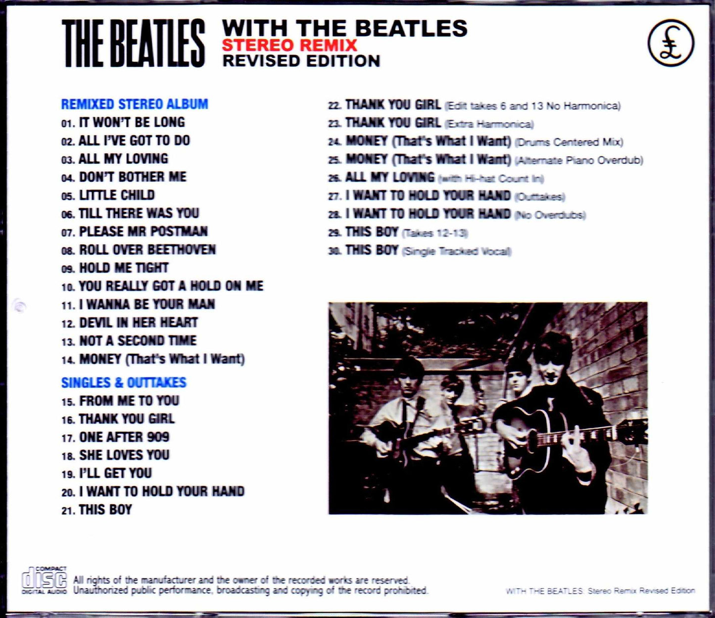 Beatles/With the Beatles Stereo Remix Revised Edition