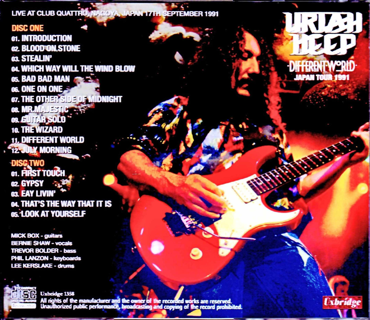 Uriah Heep/Aichi,Japan 1991