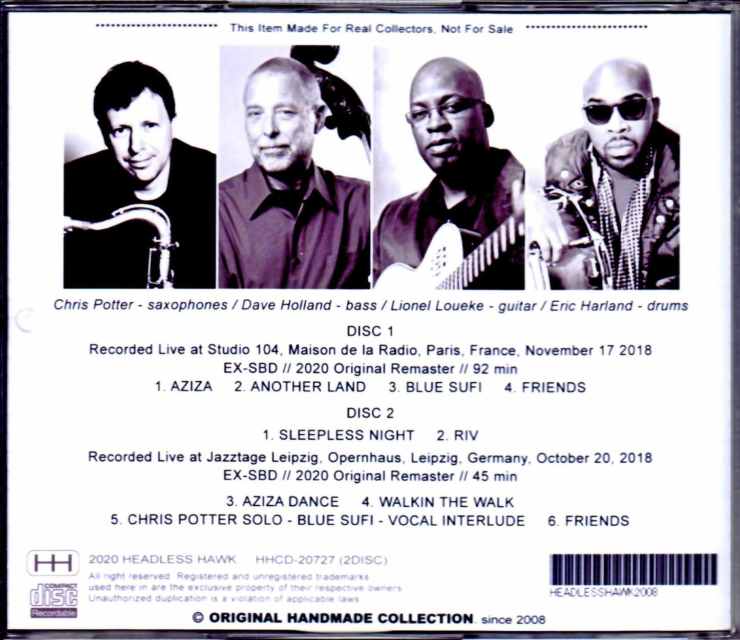 Aziza Dave Holland,Chris Potter/France 2018 & more