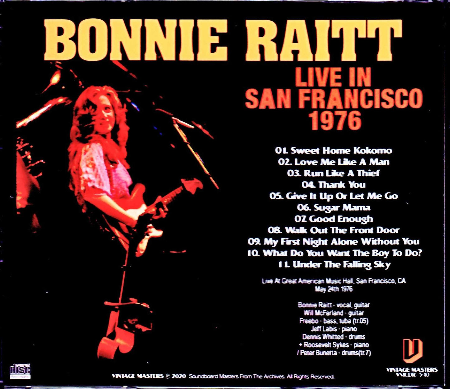 Bonnie Raitt/CA, USA 1976