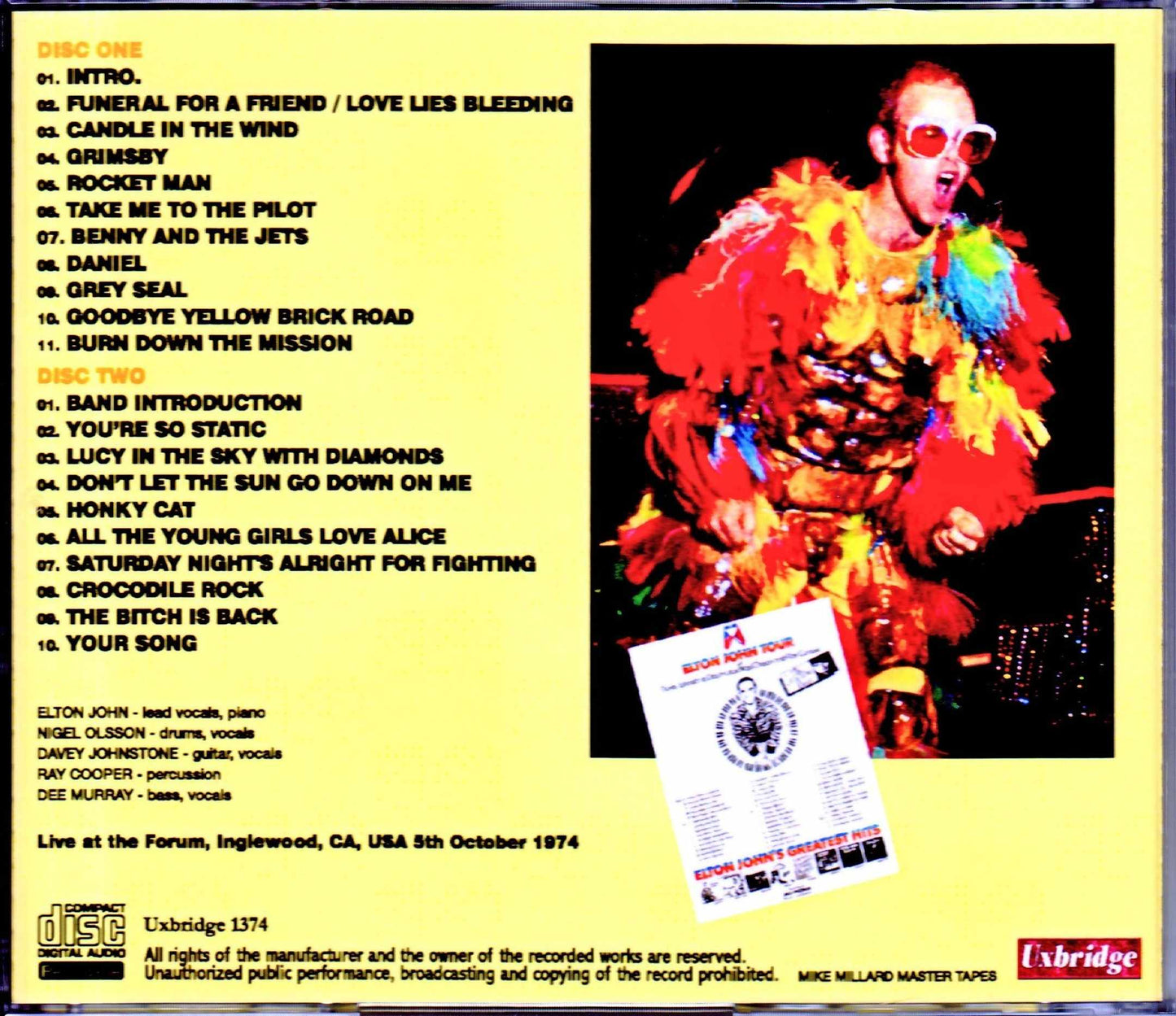 Elton John/CA, USA 1974