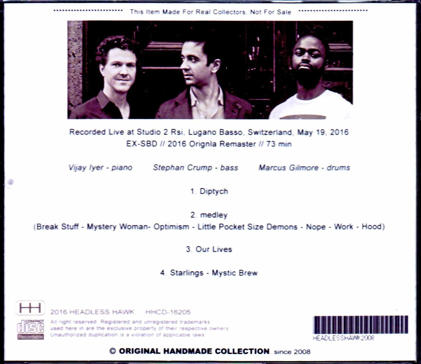 Vijay Iyer Trio/Switzerland 2016