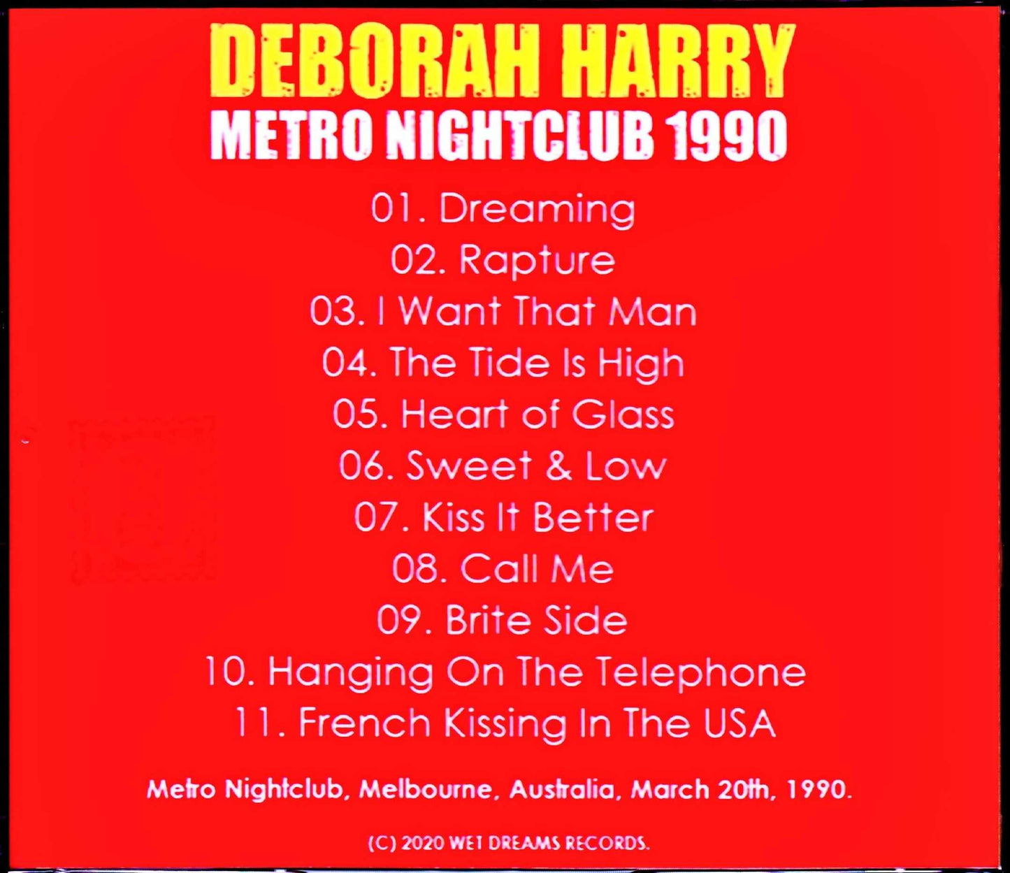 Deborah Harry/Australia 1990