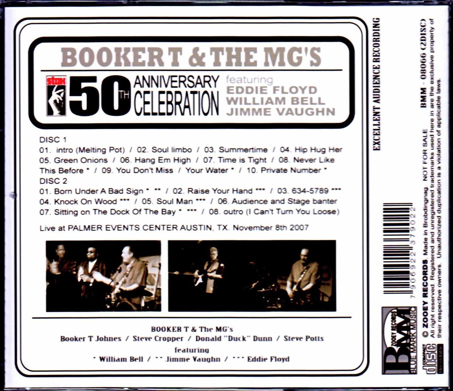 Booker T & the MG's/TX,USA 2007